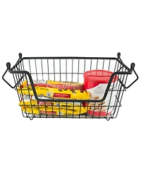 Design Imports Metal Basket Rectangle Small