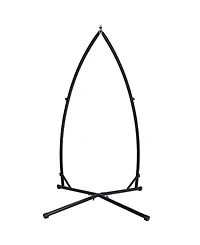 Durable Outdoor Metal X-Stand Only for Hanging Hammock Chair - 250 lb Weight Capacity