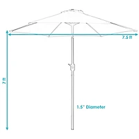ft Outdoor Patio Umbrella