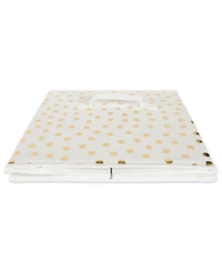 Design Imports Non-woven Polyester Cube Small Dots Square Set of 4