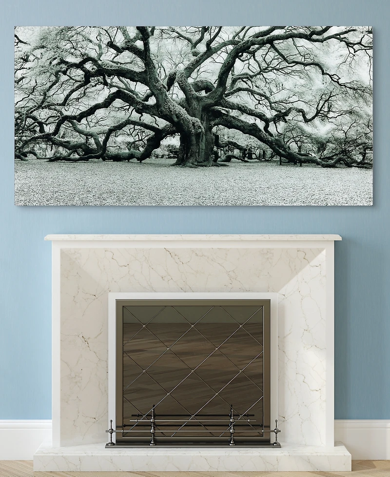 Empire Art Direct Growth Frameless Free Floating Tempered Art Glass Wall Art by Ead Art Coop, 36" x 72" x 0.2"