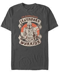 Fifth Sun Star Wars the Mandalorian Legendary Warrior Short Sleeve Men's T-shirt