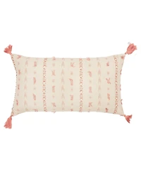 Closeout! Rizzy Home Geometric Polyester Filled Decorative Pillow, 14" x 26"