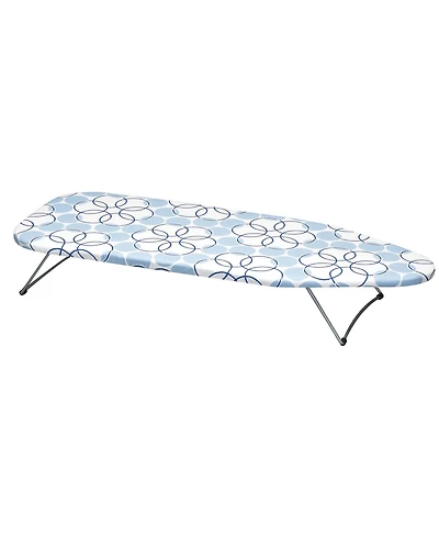 Household Essentials Handy Board Table Top Ironing Board, Silver with Magic Rings Cover