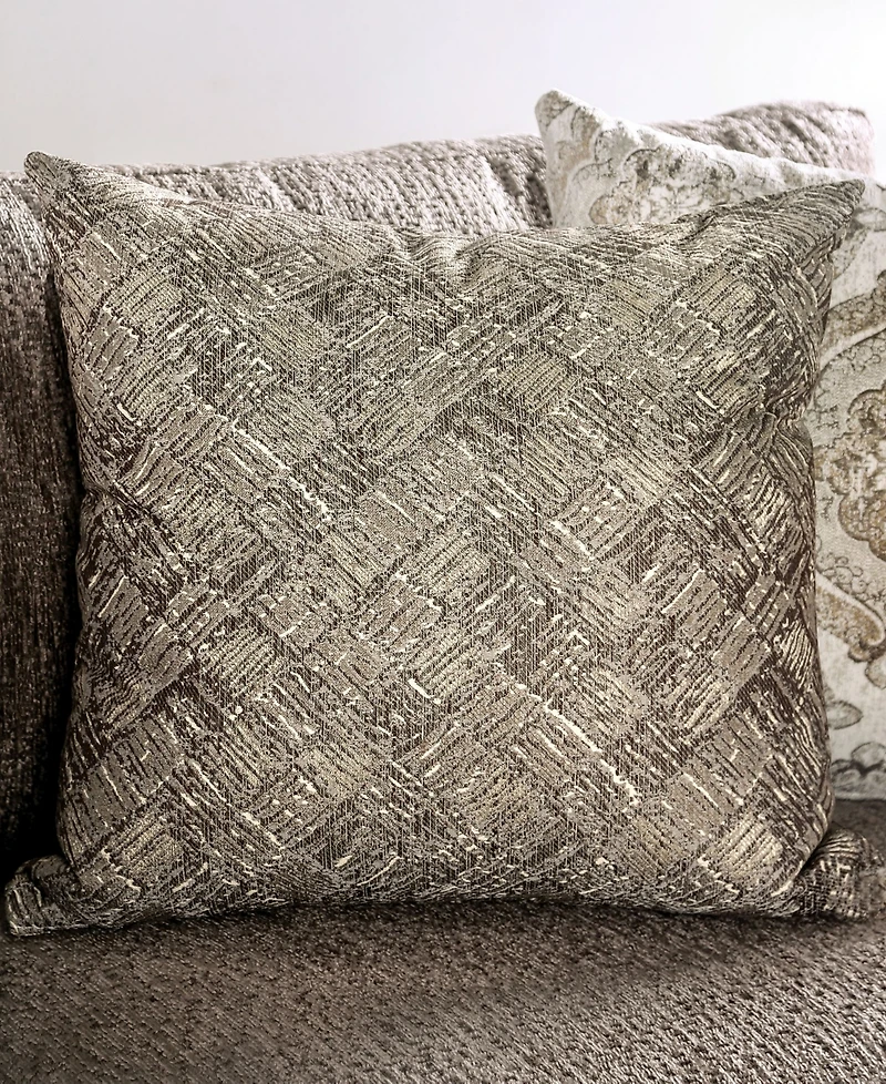 Furniture of America Quavo Upholstered Loveseat