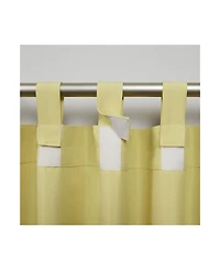 Exclusive Home Curtains Indoor - Outdoor Solid Cabana Tab Top Curtain Panel Pair