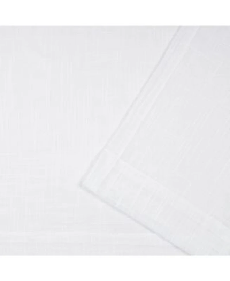 Exclusive Home Curtains Jacinta Flippable Side Ruffle Sheer Rod Pocket Curtain Panel Pair Set Of 2