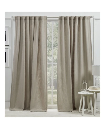 Lauren Ralph Vienna Light Filtering Back Tab Rod Pocket Curtain Panel
