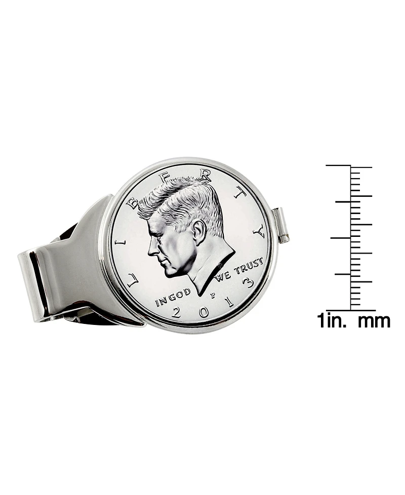Men's American Coin Treasures Proof Jfk Half Dollar Coin Money Clip