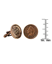 American Coin Treasures Indian Head Coin Cuff Links