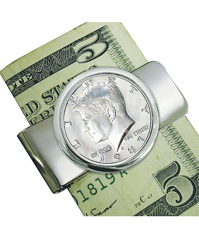 Men's American Coin Treasures Proof Jfk Half Dollar Coin Money Clip