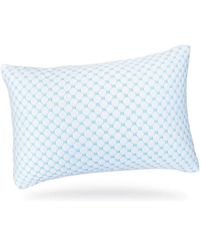 Nestl Heat and Moisture Reducing Ice Silk and Gel Infused Memory Foam Pillow, Standard/Queen