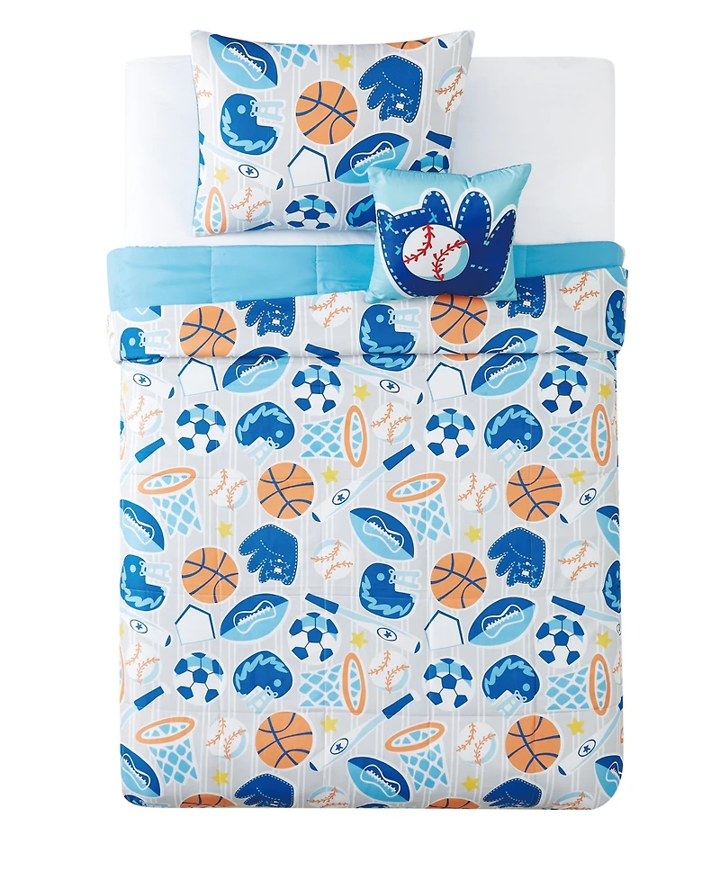 My World Kids All Star 3-Pc. Comforter Set