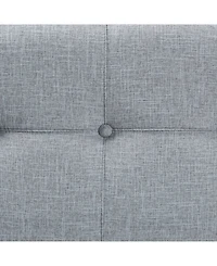 Furniture Flynn Modern Transitional Upholstered 2 Drawer Storage Trunk Ottoman