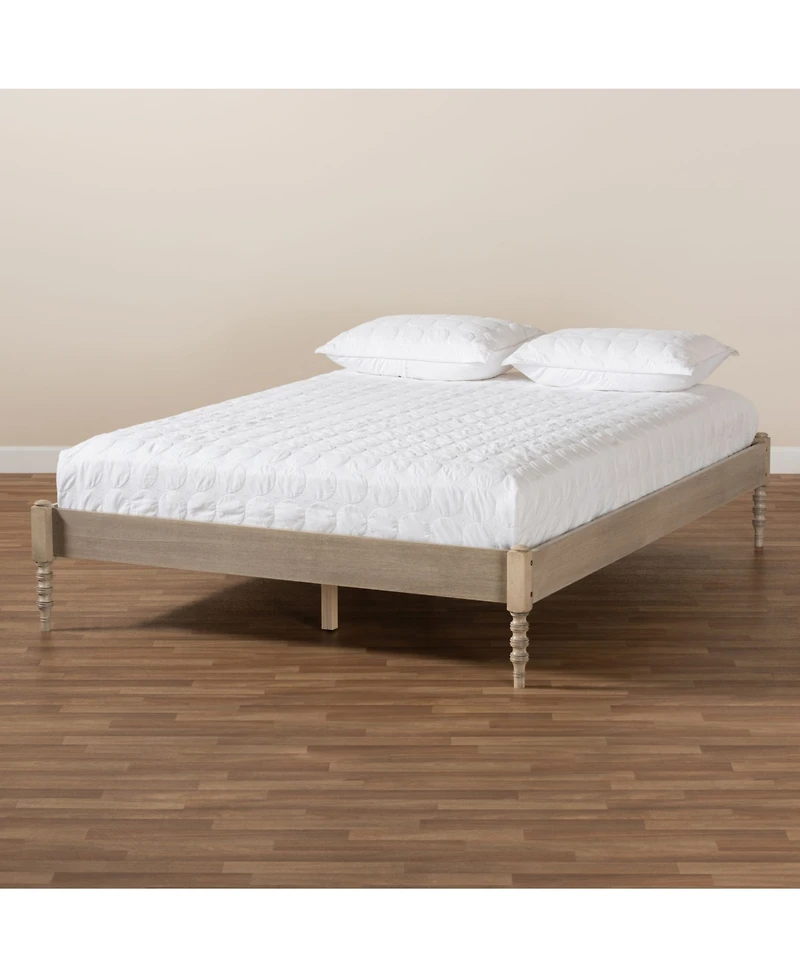 Furniture Cielle French Bohemian Queen Size Bed Frame