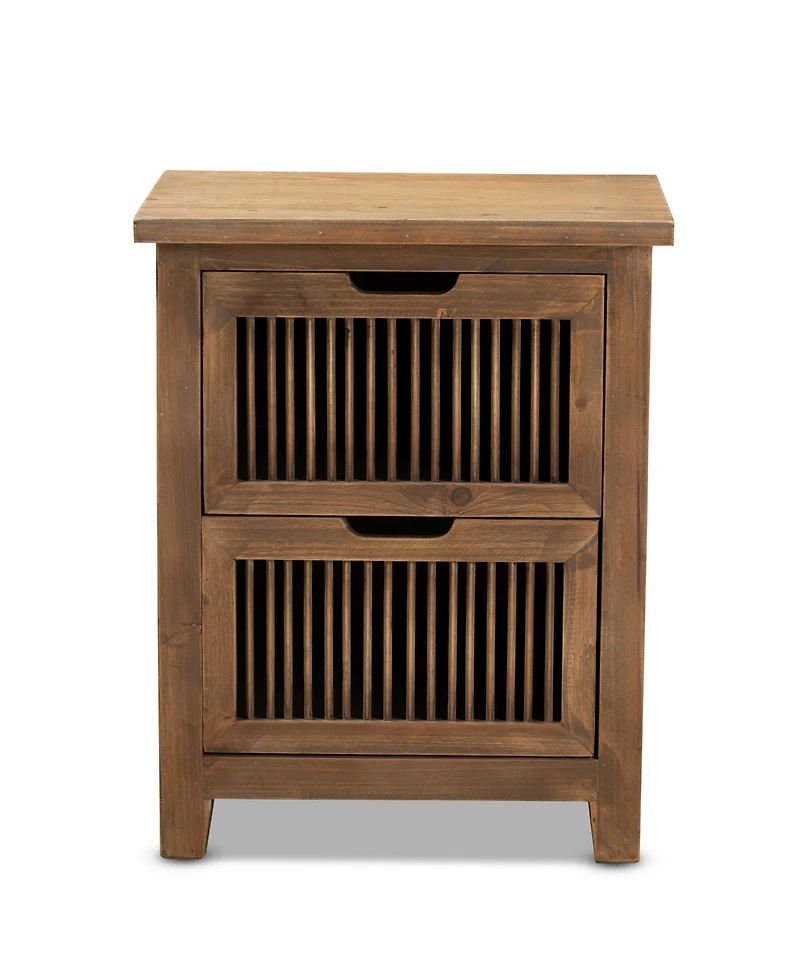 Furniture Clement Traditional Nightstand - 2 Drawer