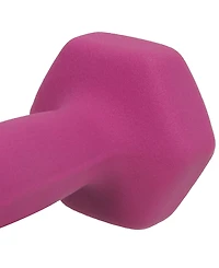 Sunny Health & Fitness Neoprene Dumbbells 5 lbs, Set of 2, Anti-Slip, Anti-Roll