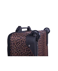 American Flyer Animal Print 5 Piece Spinner Luggage Set