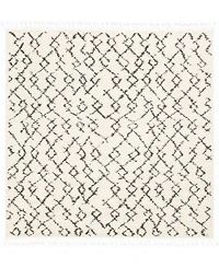 Livabliss Berber Shag Bbe- Charcoal 7'10" x 7'10" Square Area Rug