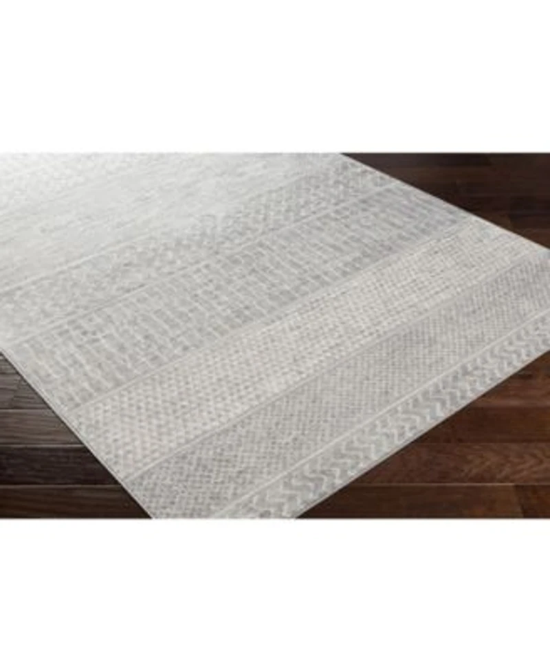 Livabliss Monaco Moc Silver Area Rug