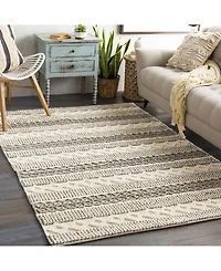 Surya Farmhouse Neutrals Fls-2301 Cream 8' x 10' Area Rug