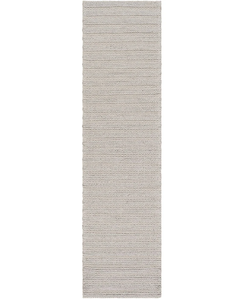 Surya Kindred Kdd-3001 Silver 2' x 8' Runner Area Rug
