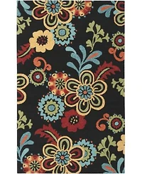 Surya Storm Som 7707 Black Area Rug