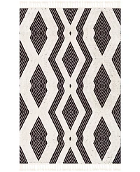 Livabliss Azilal Azi-2300 Black 7'10" x 10'2" Area Rug