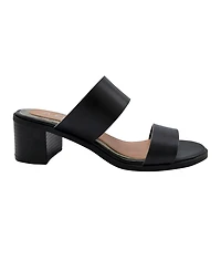 Sugar Women's Halo Two-Band Block-Heel Slides