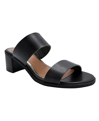 Sugar Women's Halo Two-Band Block-Heel Slides