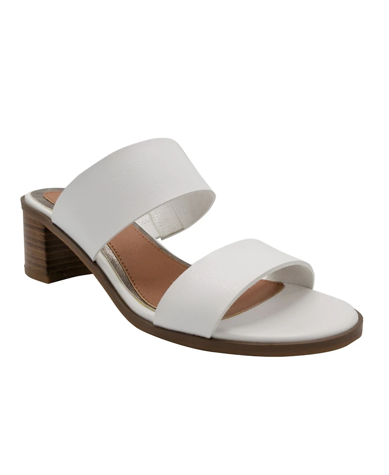 Sugar Women's Halo Two-Band Block-Heel Slides