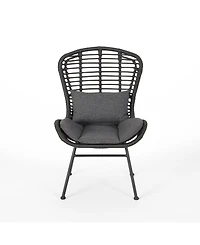 Noble House La Habra Outdoor Club Chairs, Set of 2