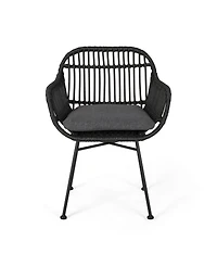 Noble House Orlando Outdoor Chairs with Cushions, Set of 2