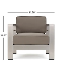 Noble House Salome Indoor Club Chair