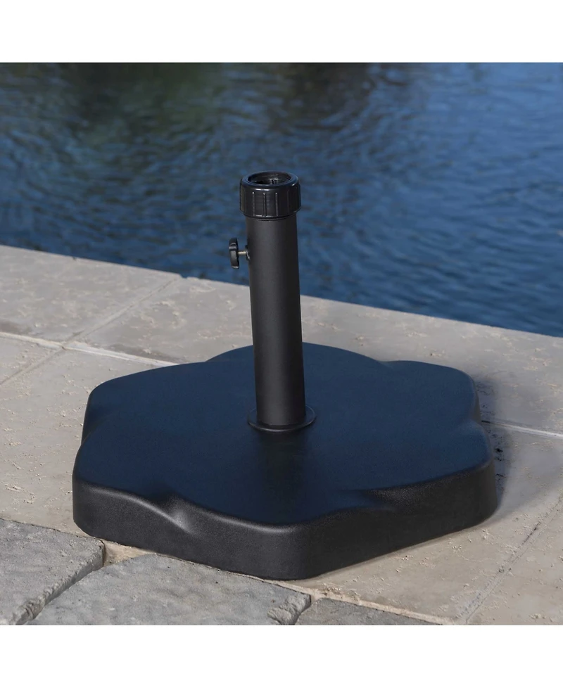 Noble House Salazar Hexagon Umbrella Base