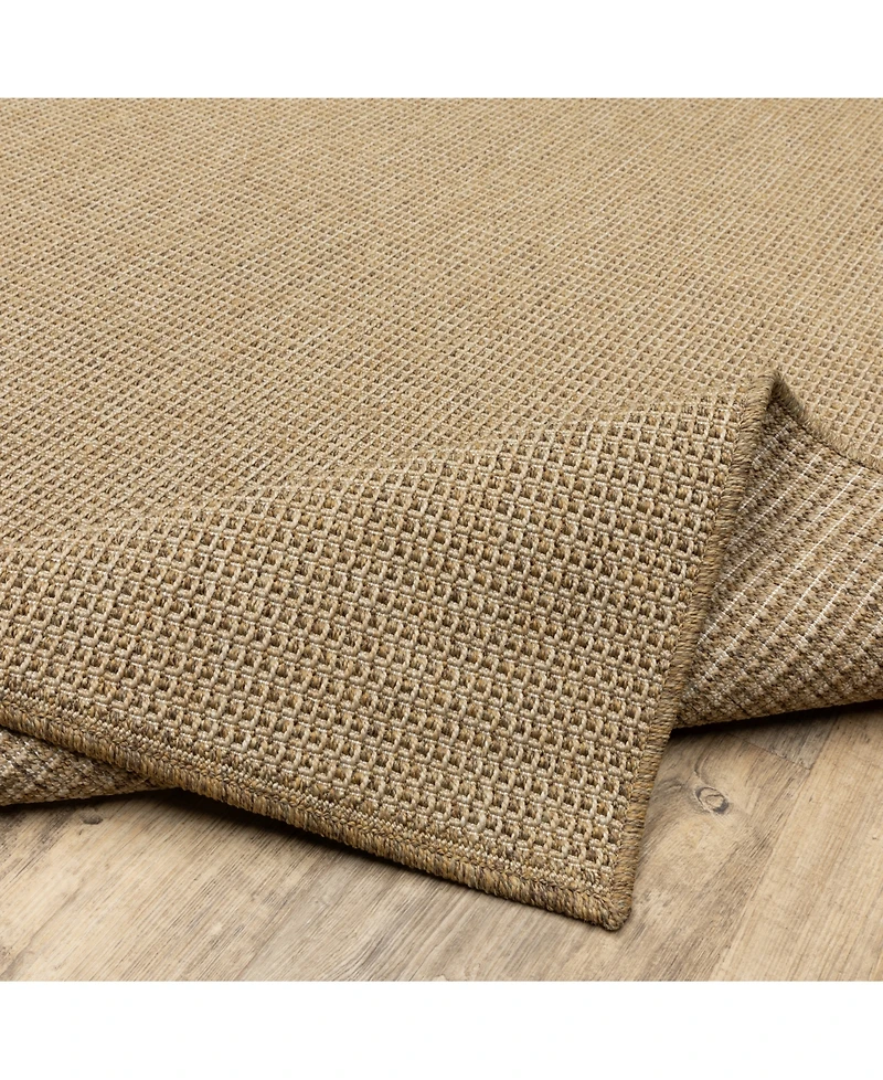 Oriental Weavers Karavia 2067X Sand 3'7" x 5'6" Outdoor Area Rug