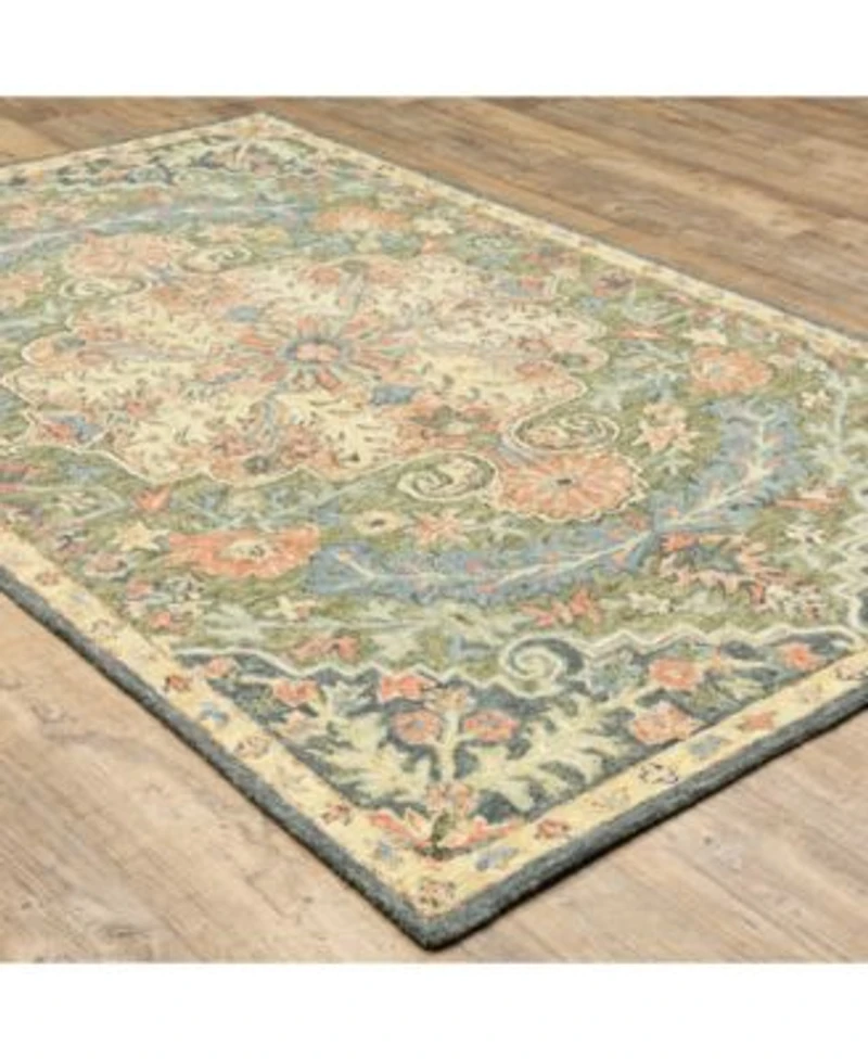 Oriental Weavers Alfresco 28401 Blue Rug