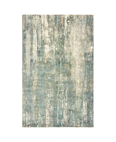 Oriental Weavers Formations FOR02 Blue 8' x 10' Area Rug