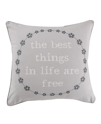 Levtex St. Claire Best Things In Life Decorative Pillow, 20" x 20"