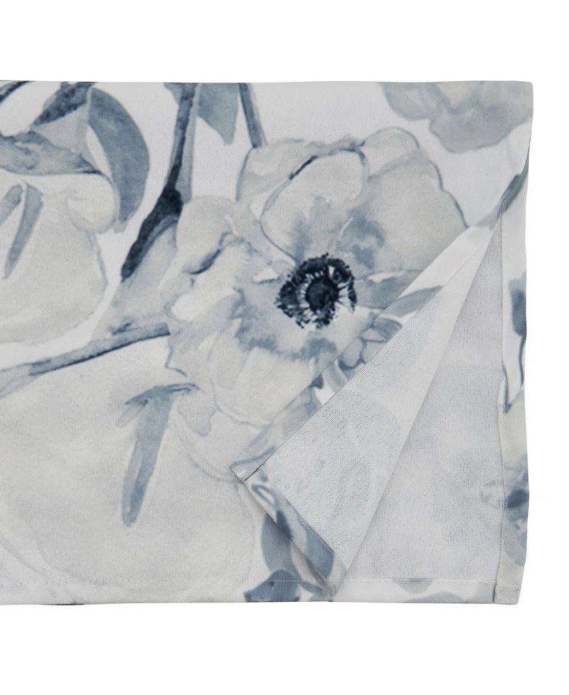 Saro Lifestyle Watercolor Floral Runner