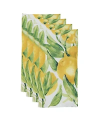 Saro Lifestyle Printed Napkin Set of 12
