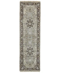 Feizy Ustad R6112 Ivory 2'6" x 8' Runner Rug