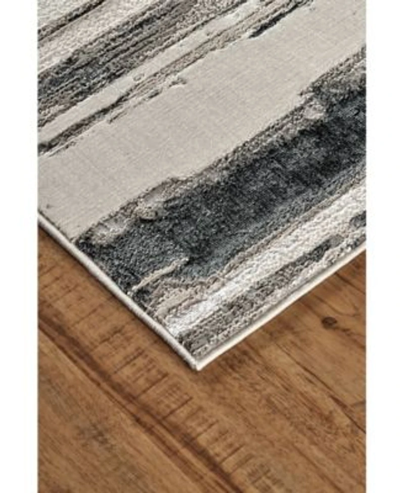 Simply Woven Hadlee R3049 Silver Rug