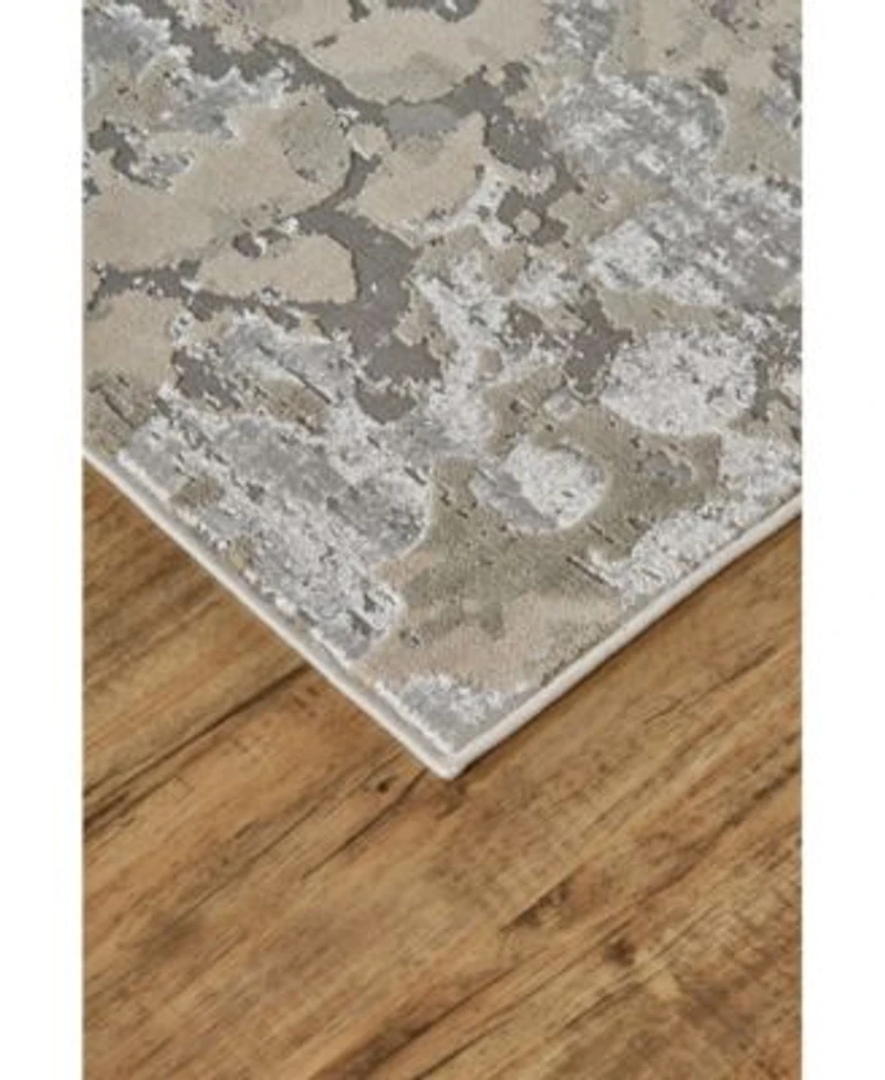 Simply Woven Hadlee R3336 Silver Rug