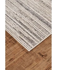 Simply Woven Hadlee R3337 Black Rug