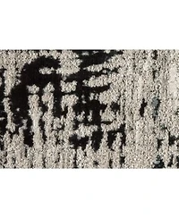 Simply Woven Hadlee R3339 Black Rug