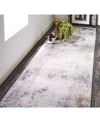 Simply Woven Rayne R3892 Gray Rug