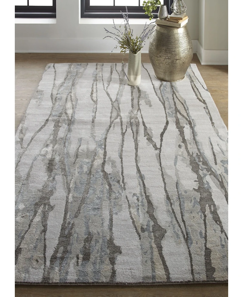 Feizy Dryden R8789 Beige 3'6" x 5'6" Area Rug