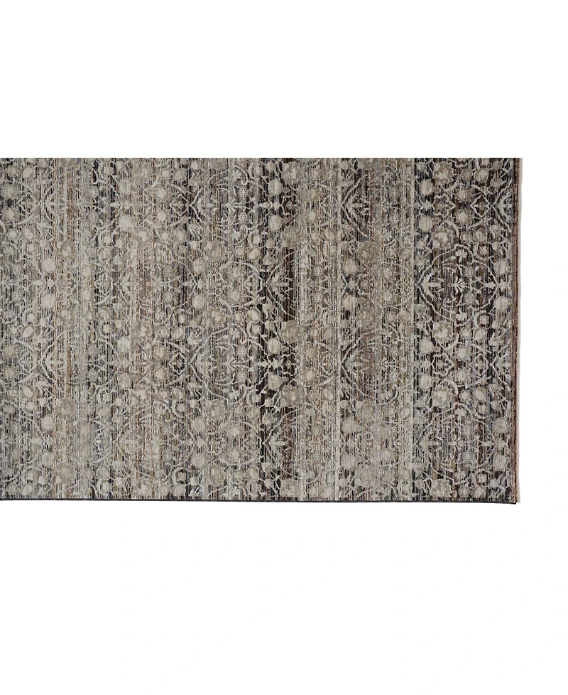 Feizy Caprio R3961 Brown 6'7" x 9'6" Area Rug