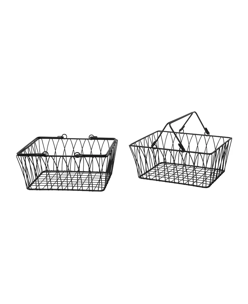Spectrum Twist Handled Basket, Medium